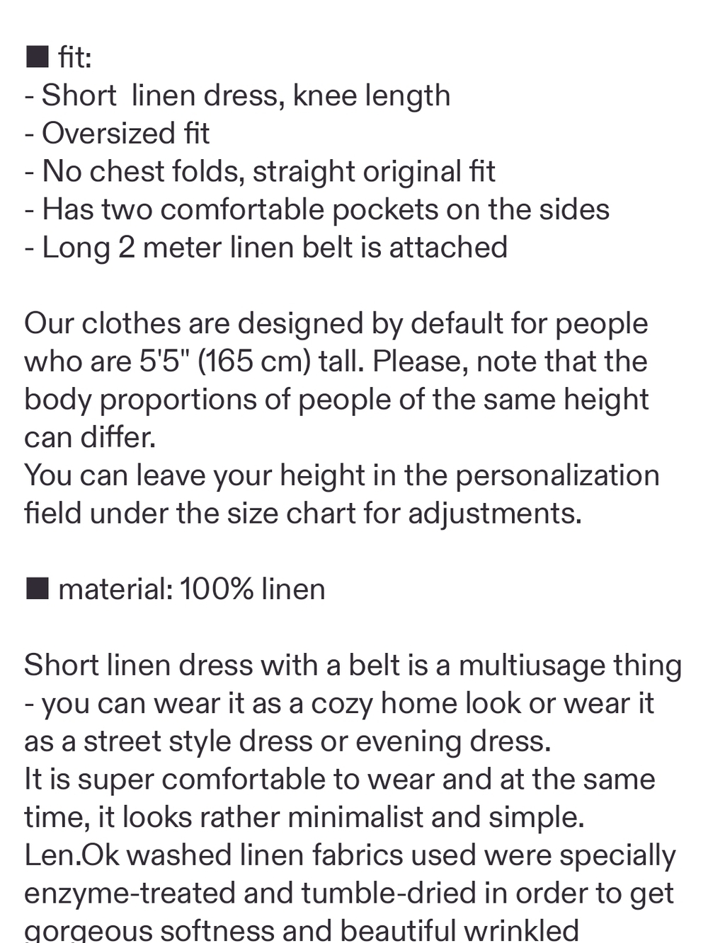 NWOT, LEN.ok Linen Khaki Green Linen Dress, Similar To Not Perfect Linen - Picture 16 of 16